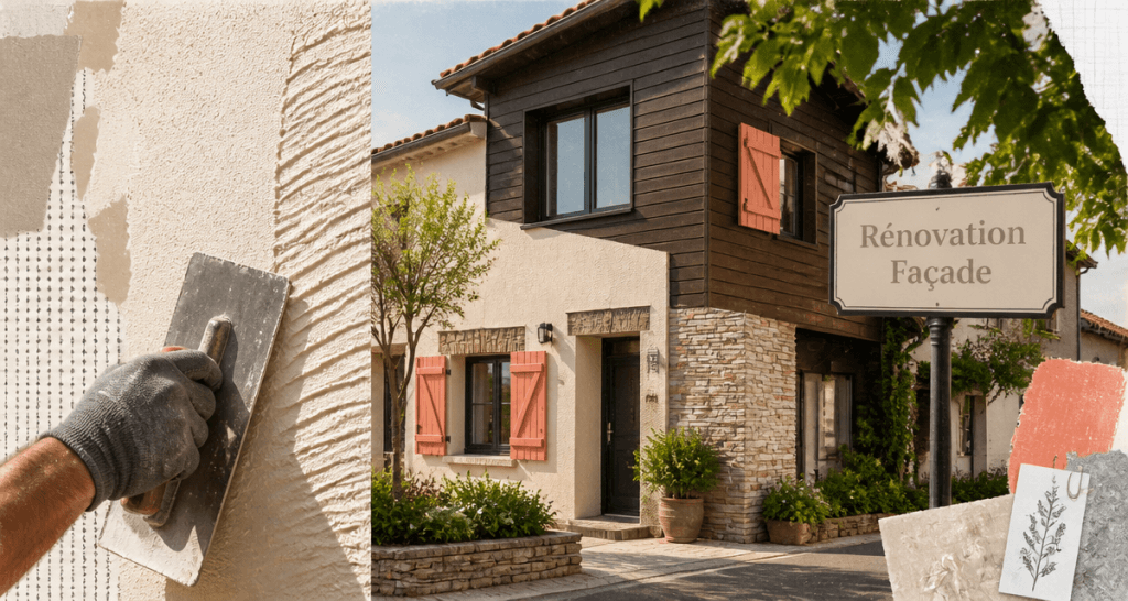 solutions rénover ou embellir façade maison rénovée