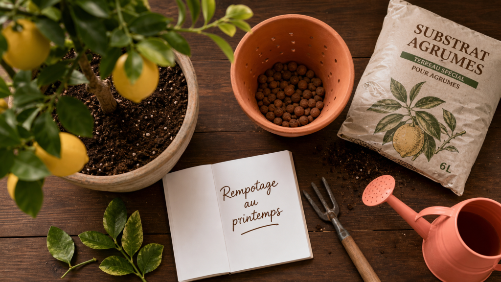 Quand rempoter citronnier : rempotage au printemps, 3 signes d’alerte