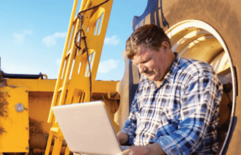 Image of the remote sensing worker