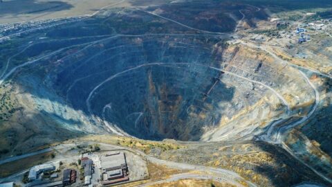 Image of an open cast mine