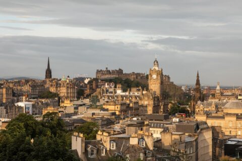 An image of Edinburgh Scotland, where PCI Geomatics Expands Operations in Scotland