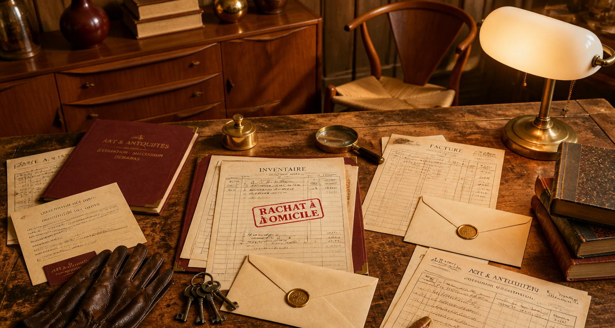 rachat de meubles à domicile, table inventaire et meubles anciens