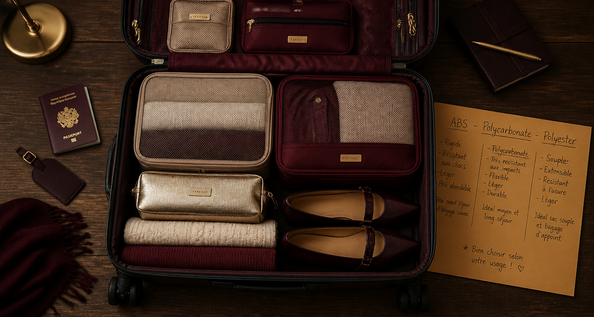 valise moyen sejour ouverte avec vetements et comparatif