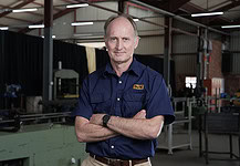 Greg Talbot, CEO of Tal-Tec, a South African manufacturer of livestock handling equipment.