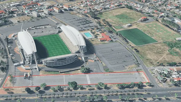 The public will have a chance to comment on the City’s proposal to avail the red marked section of the parking area at the Athlone Stadium along Klipfontein Road for a mixed use development opportunity.