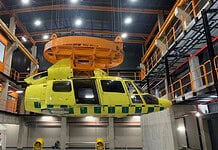 Hi-Tech Crane Simulates Air Rescue