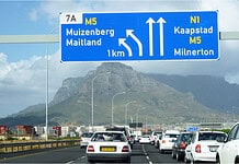 Cape Town traffic congestion