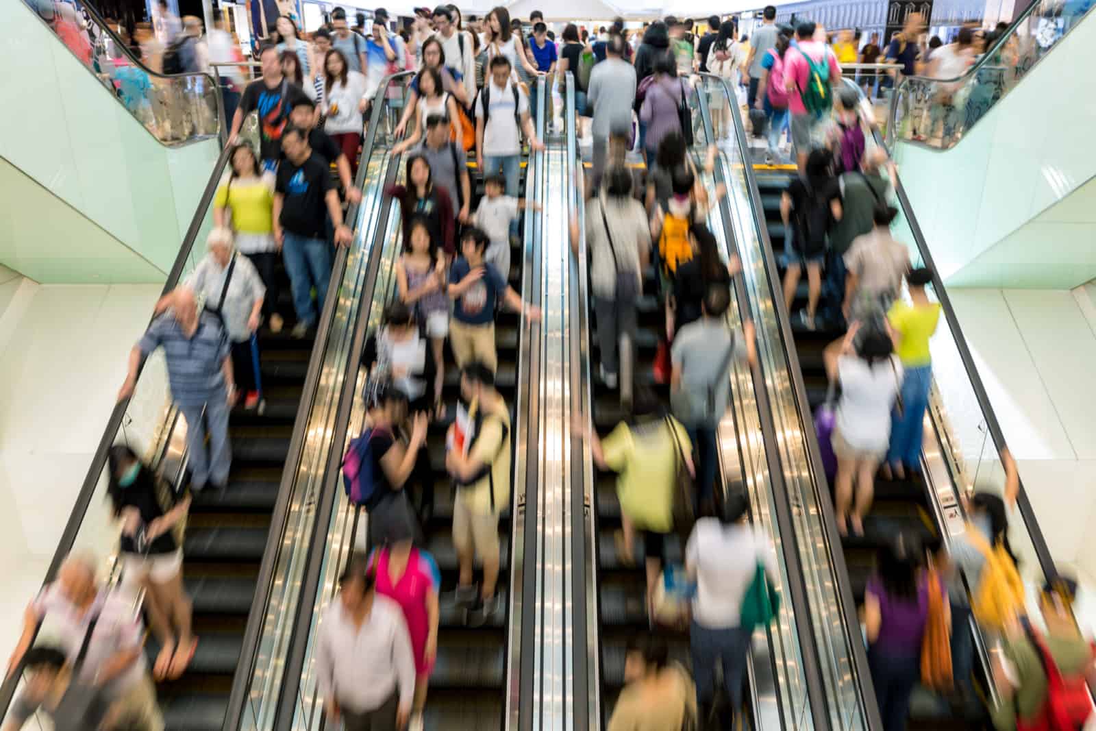 Crowded places