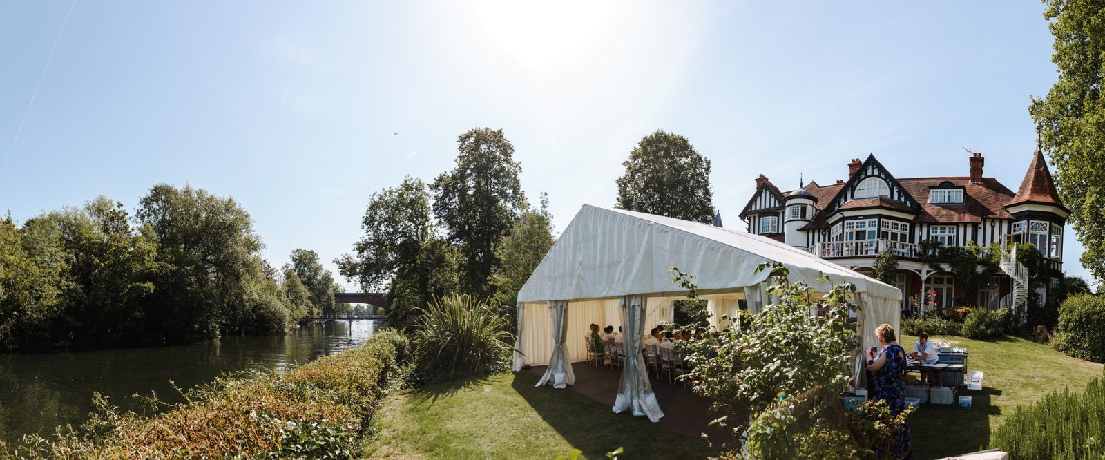 Events photographer London UK - wedding garden party venue Berkshire