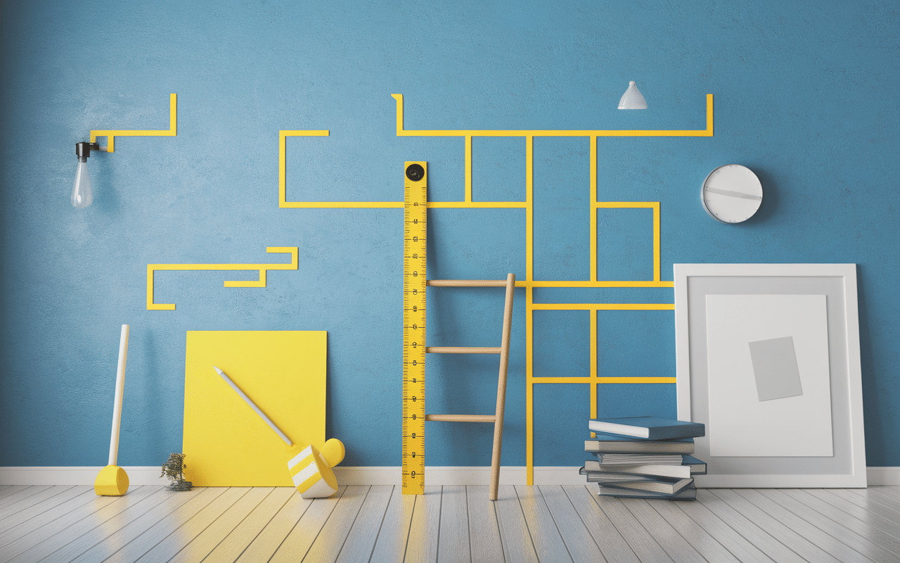 accrocher vinyl mur guide préparation