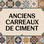 mosaique ancien carreaux de ciment motifs geometriques