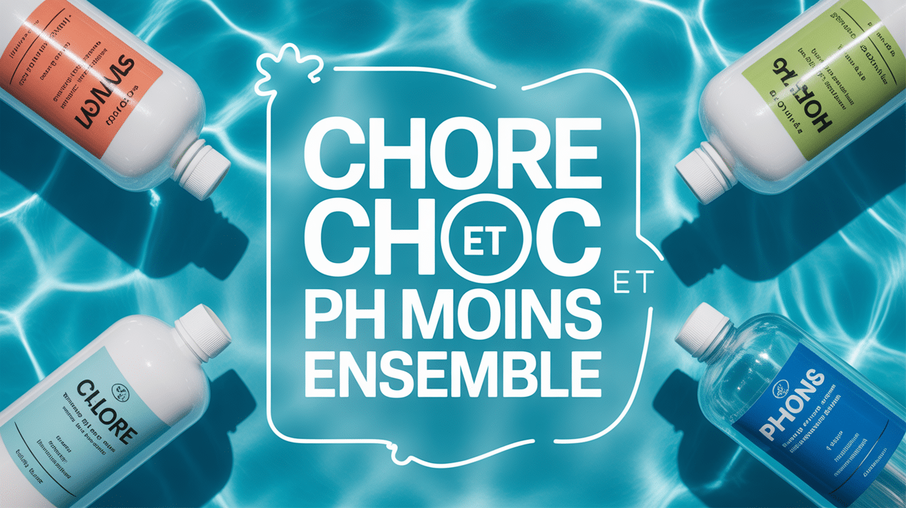 Photo piscine chlore choc et ph moins en même temps