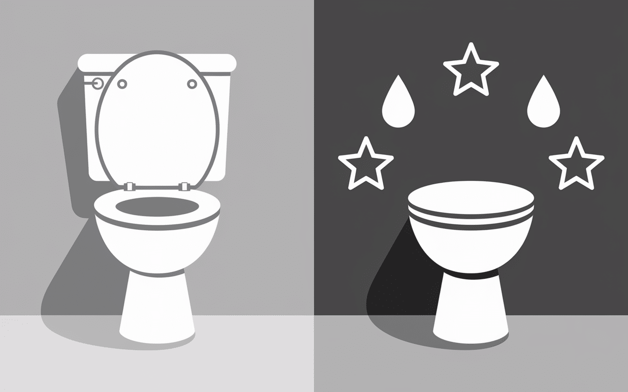 brosse wc silicone blanche comparée brosse wc traditionnelle