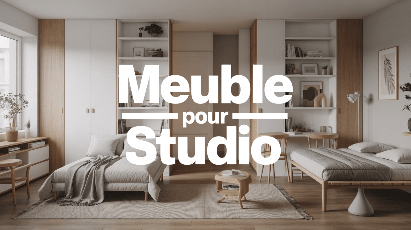 Meuble pour studio lumineux et multifonction