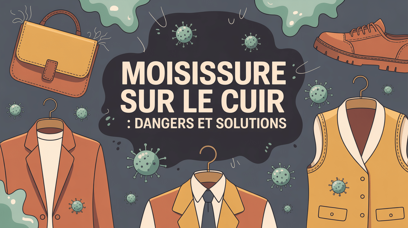 Moisissure cuir danger sur sac chaussures veste spores