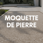 Terrasse moderne sol moquette de pierre avantage et inconvénient