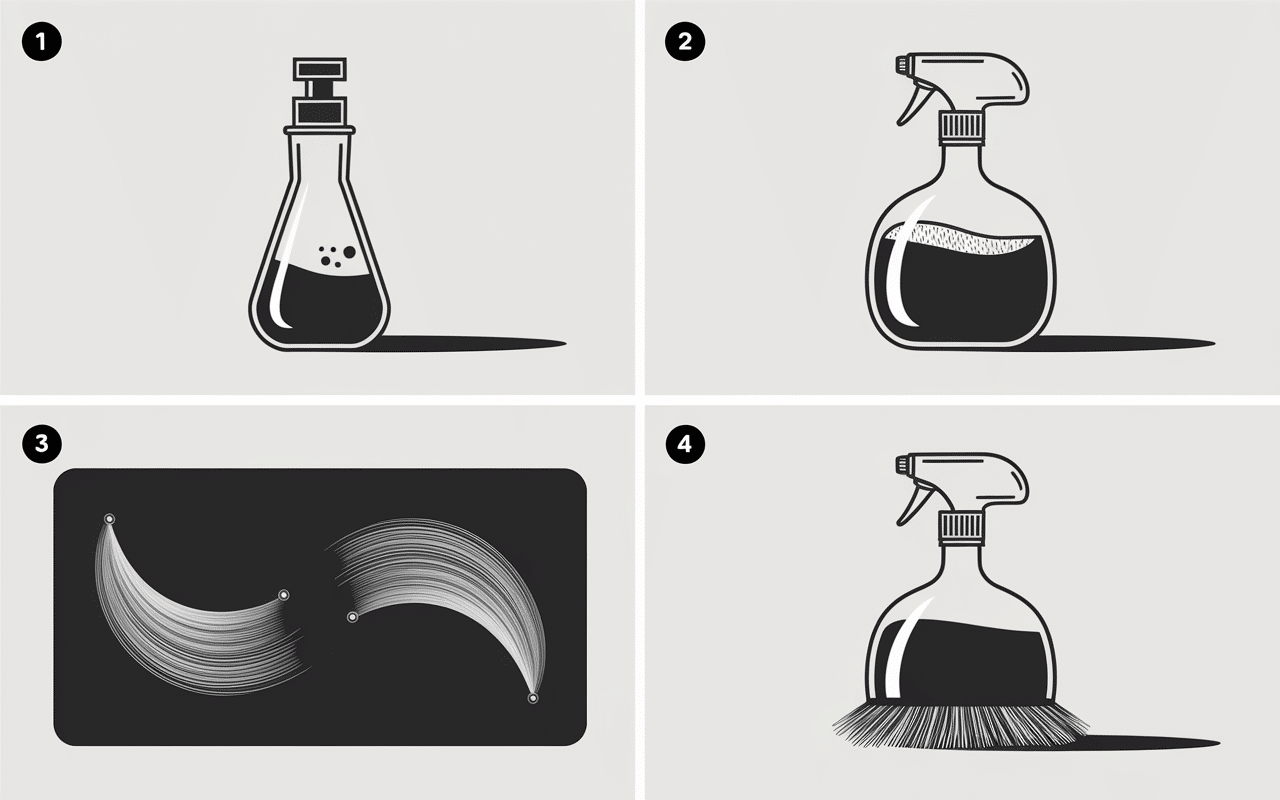 nettoyer vinyle vinaigre blanc étapes nettoyage