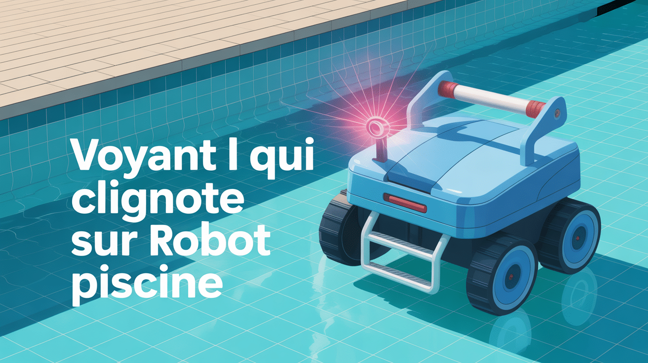 robot piscine zodiac voyant i clignote voyant rouge