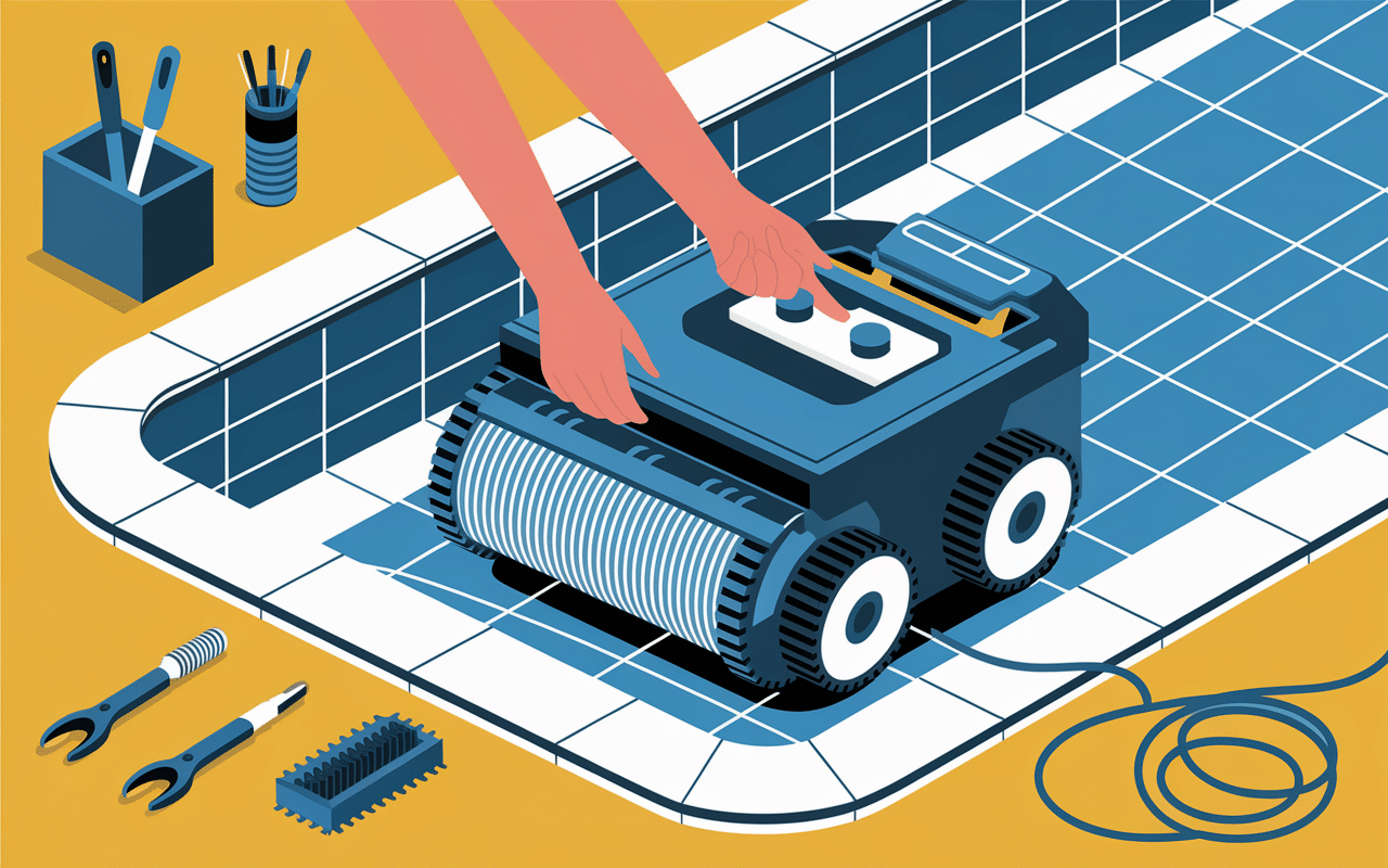 solutions robot piscine zodiac voyant i clignote