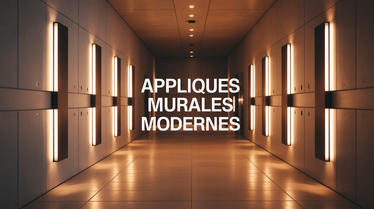 appliques murales pour couloir moderne éclairage LED