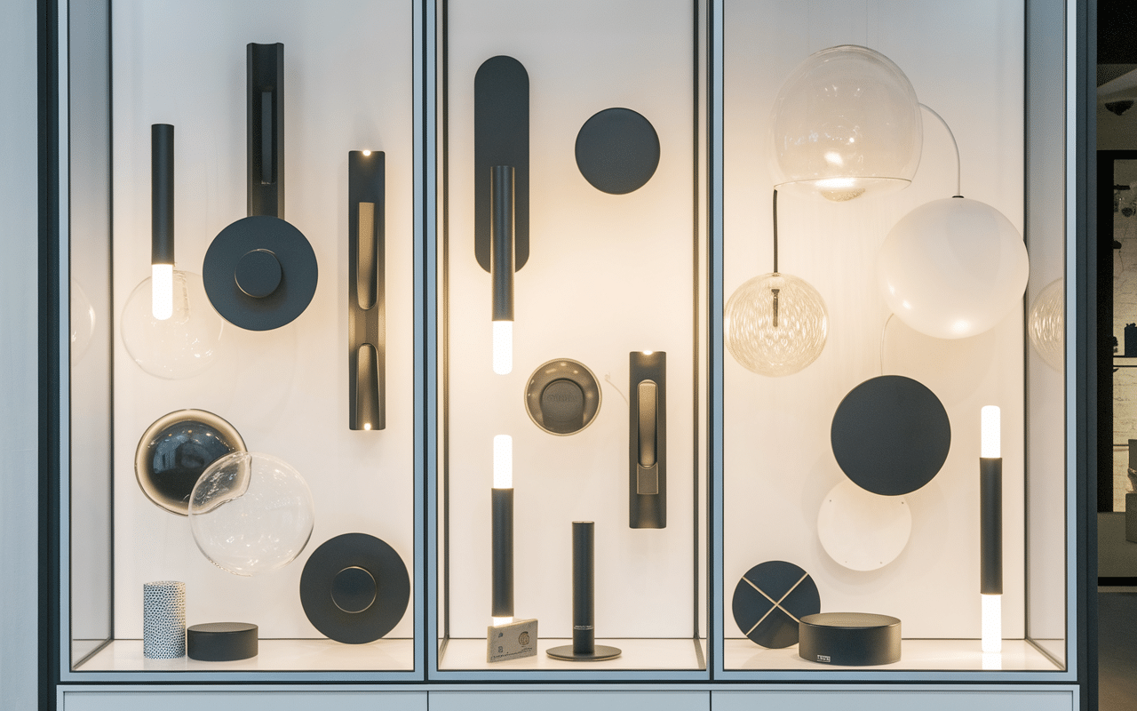 comparatif appliques murales pour couloir showroom