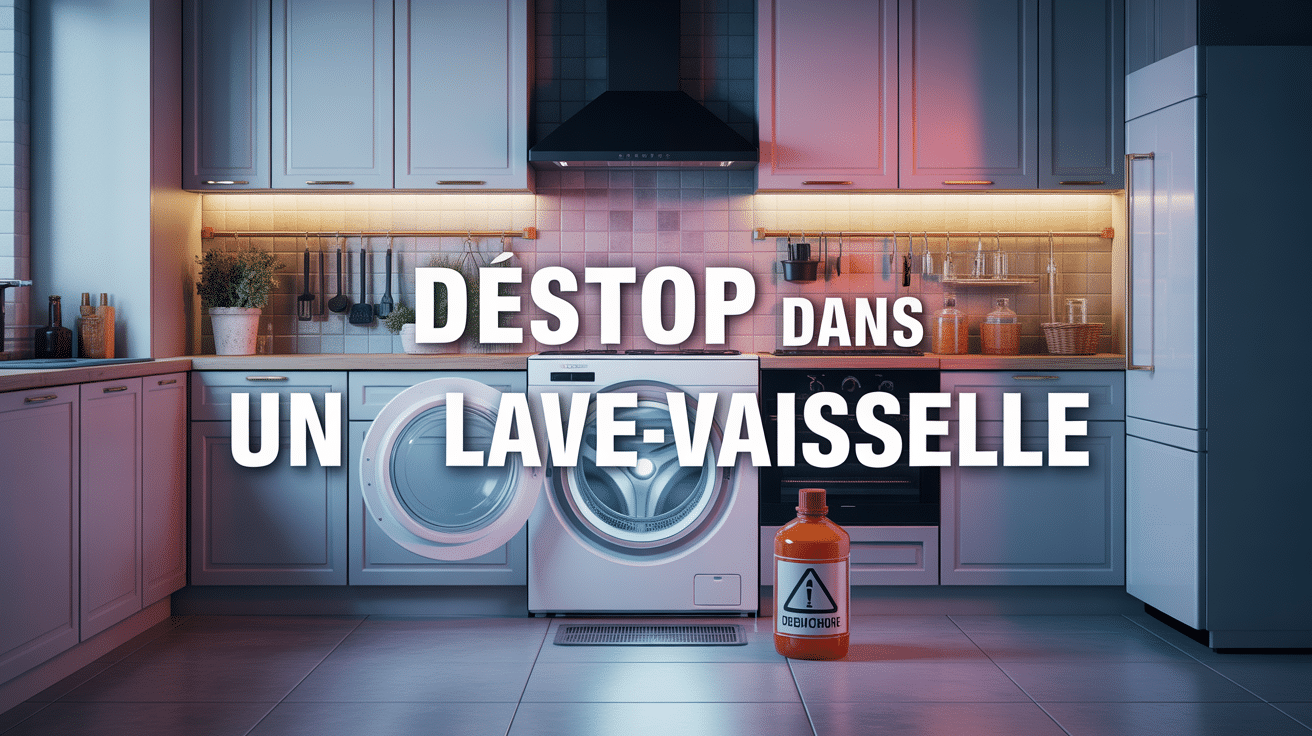 destop dans lave vaisselle danger cuisine