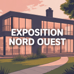 Maison baies vitrées exposition nord ouest lumière dorée