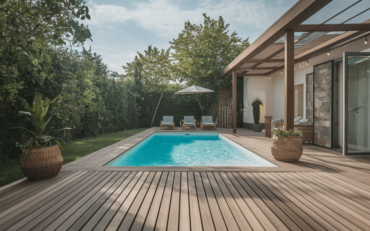 systemes de securite piscine sur terrasse bois