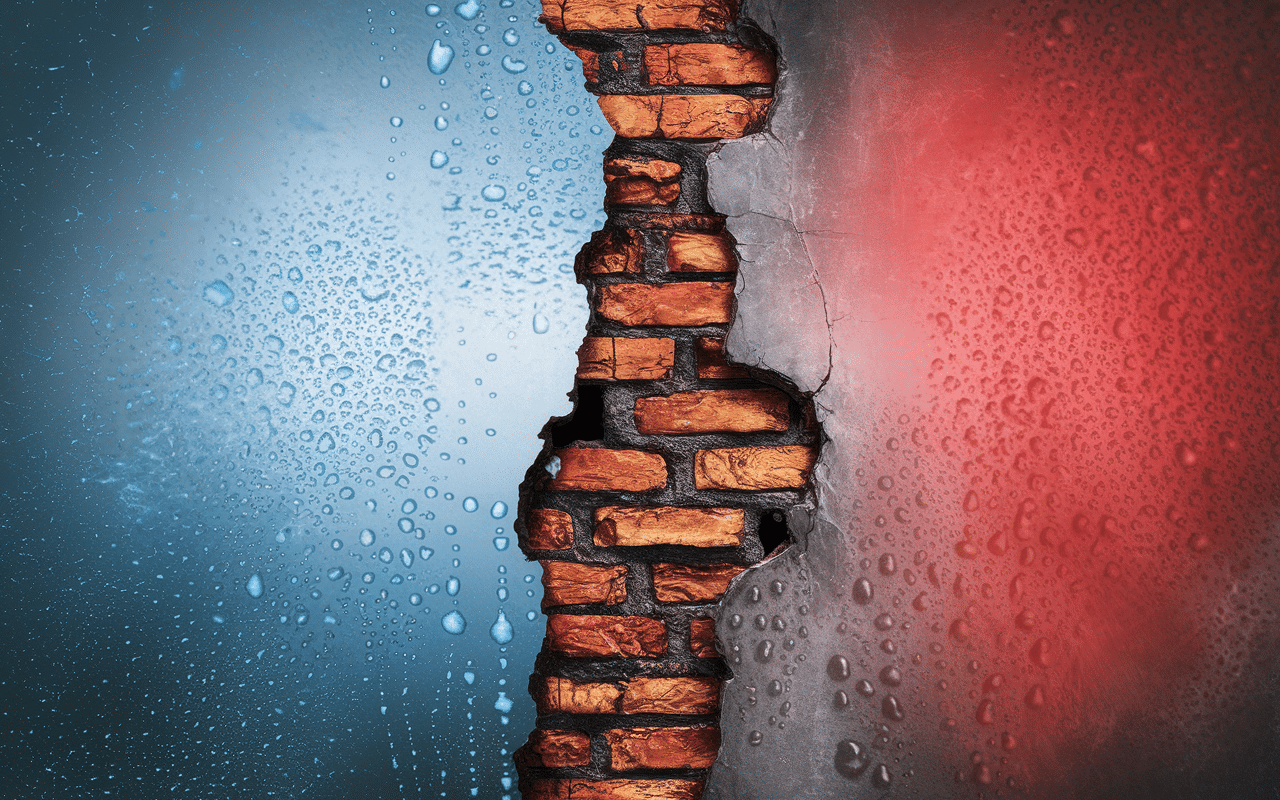 pont thermique moisissure mur condensation