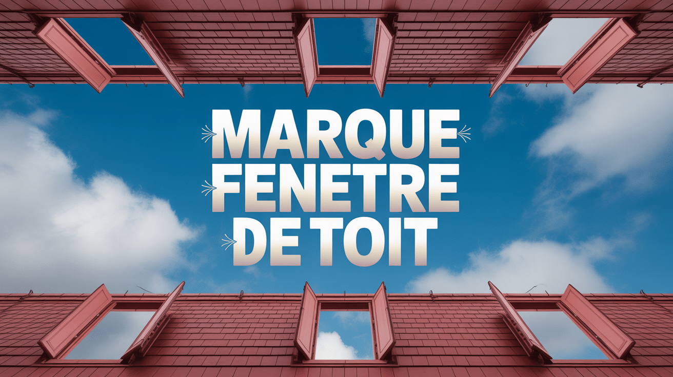 Vue en plongée toit tuiles avec fenêtres de toit ouvertes lumière naturelle marque fenetre de toit