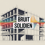 schéma propagation bruit solidien bâtiment