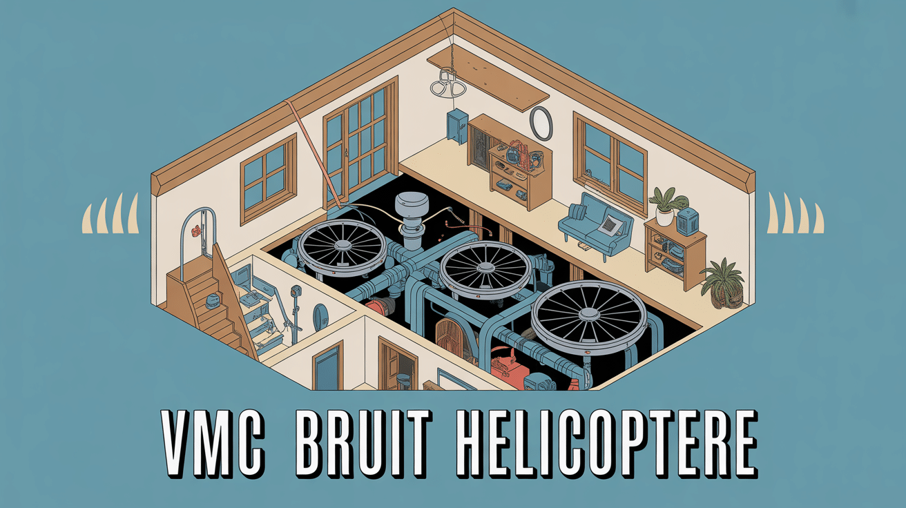 VMC bruit hélicoptère visualisation dans les combles