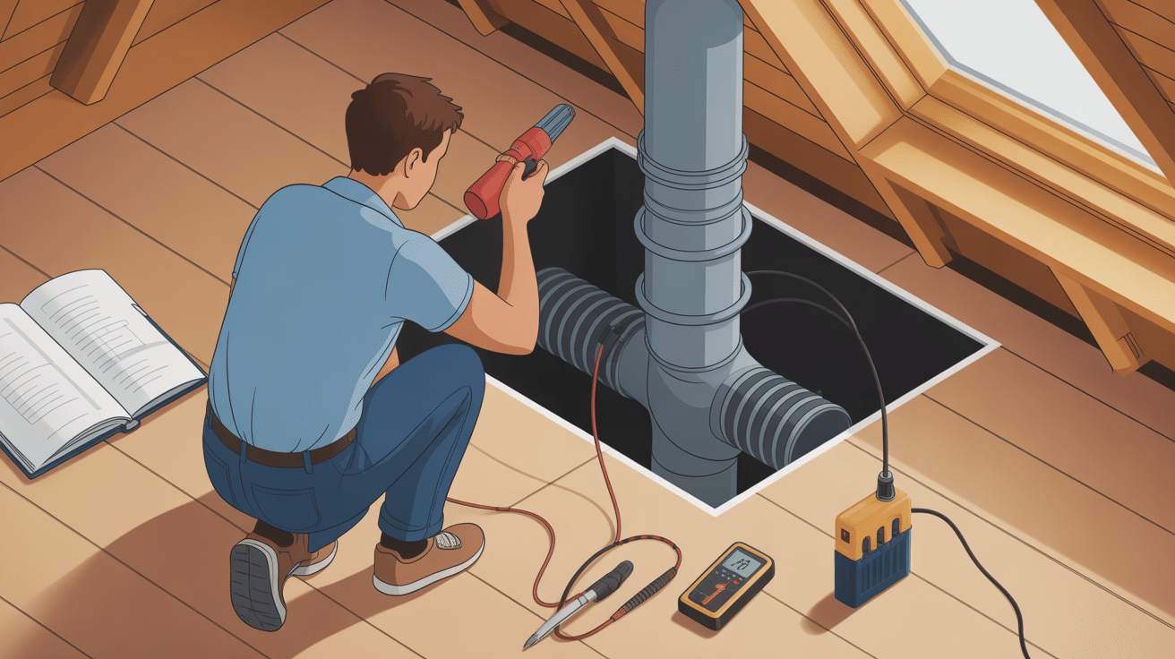 VMC bruit hélicoptère diagnostic par technicien