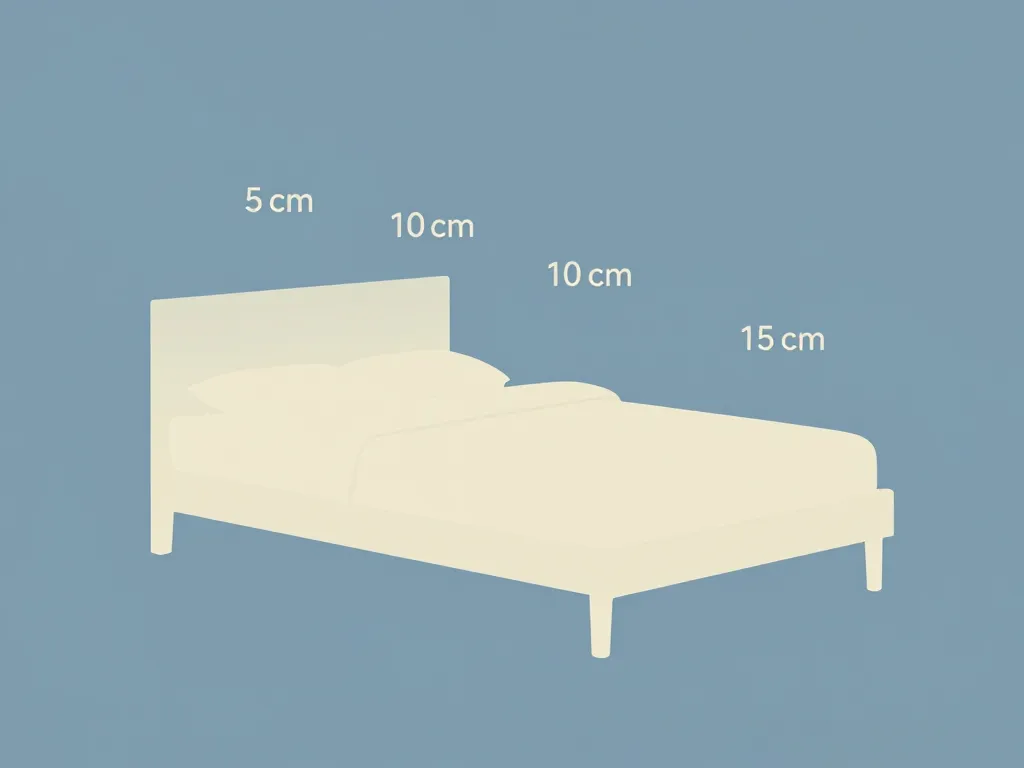 de combien surélever les pieds du lit concept hauteur rehausseurs