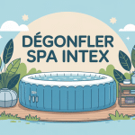 degonfler spa intex dans un environnement propre