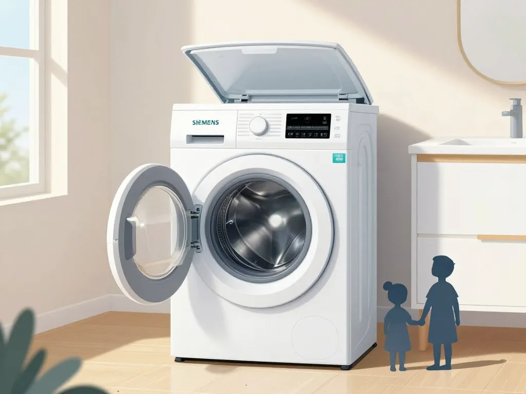lave linge top siemens pratique petit espace