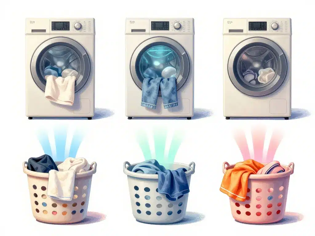 seche linge programme, adaptation selon type linge