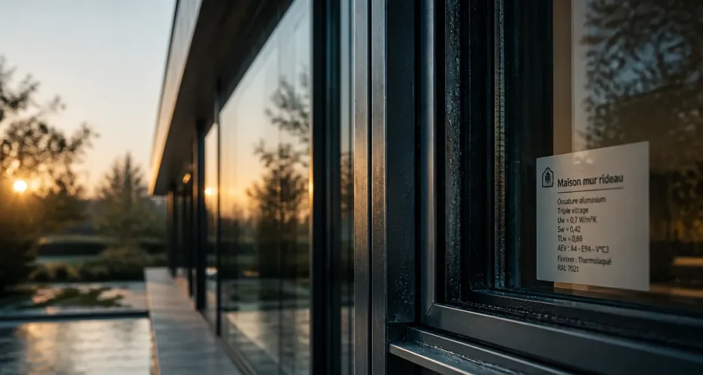 Maison mur rideau : transformer son habitat avec une façade vitrée haute performance