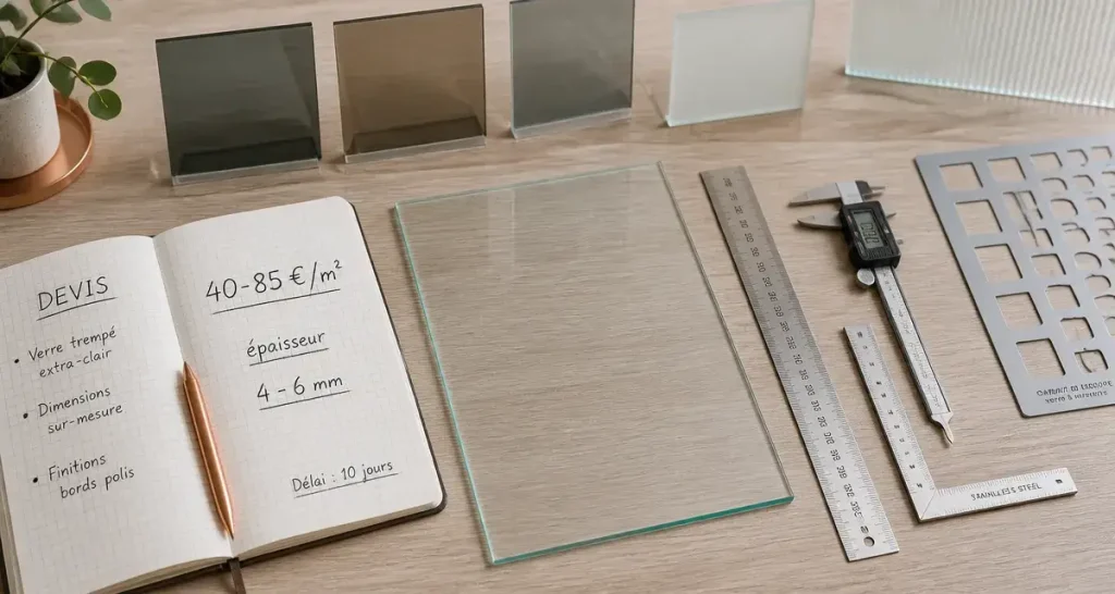 Prix du verre trempé : 5 critères déterminants et tarifs au m²