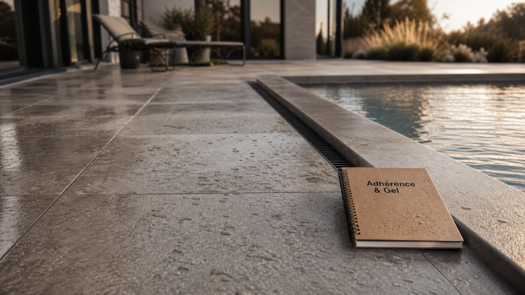 Carrelage pour terrasse : 5 critères techniques pour garantir sécurité et durabilité