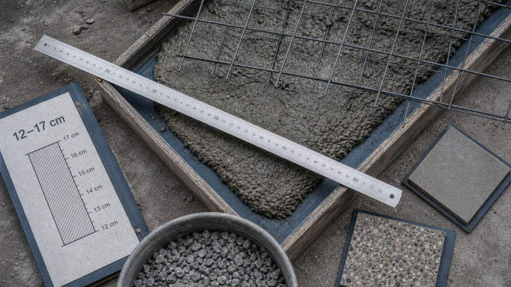 Dalle en béton armé : portée de 6 m, armatures et méthodes de pose à vérifier