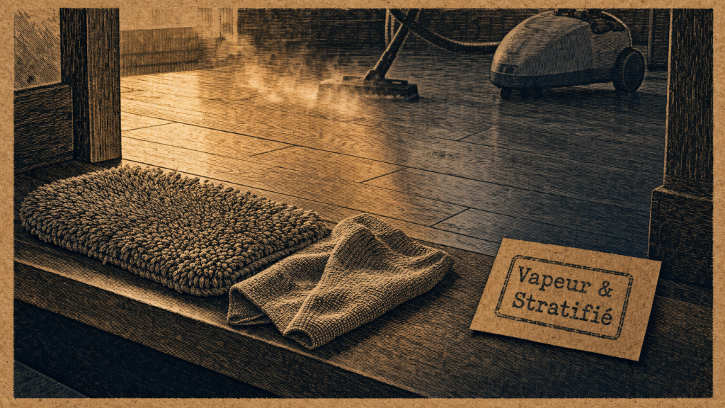 Nettoyeur vapeur sur parquet stratifié : risques réels et précautions indispensables