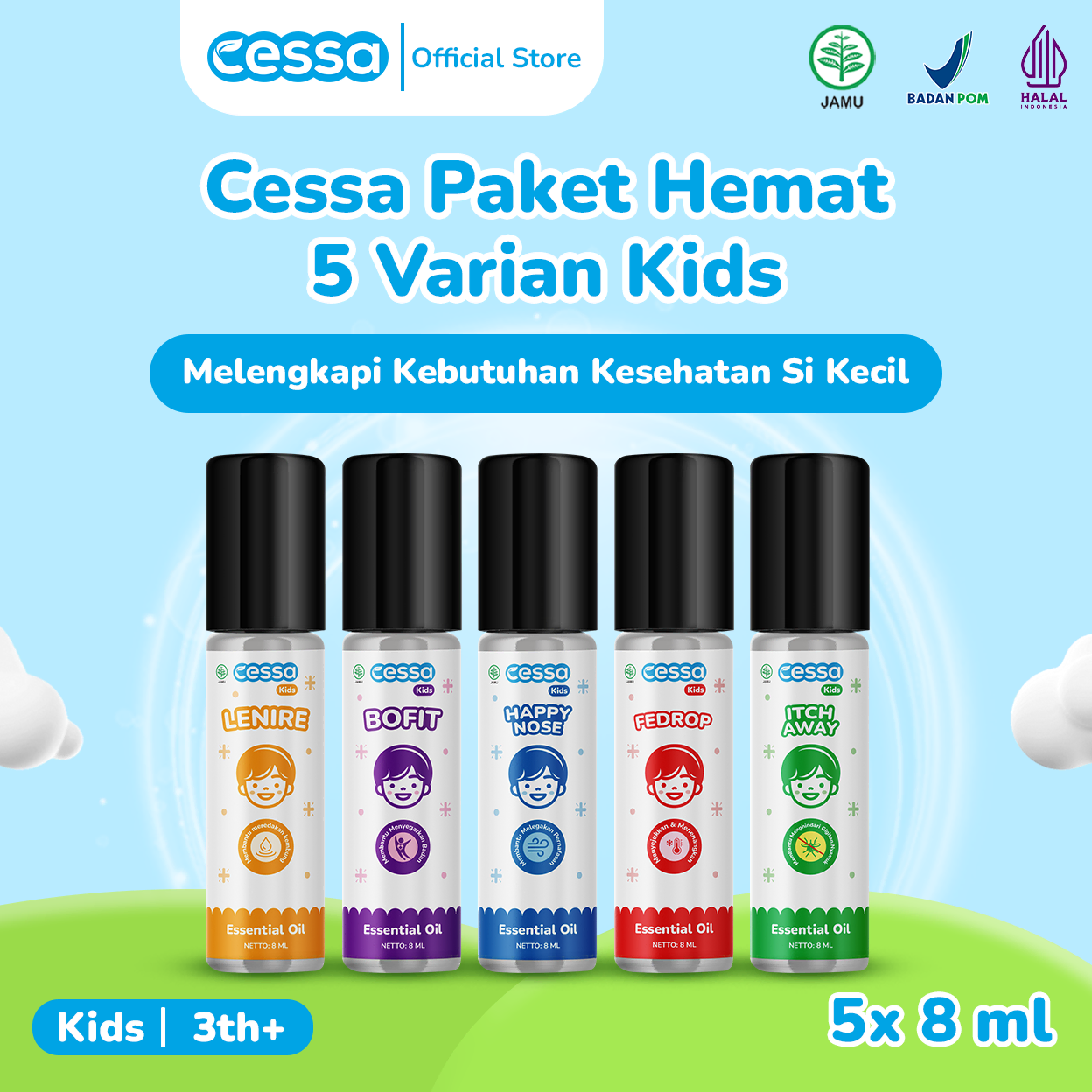 Cessa Hemat Sehat 5 varian Kids 8 Ml