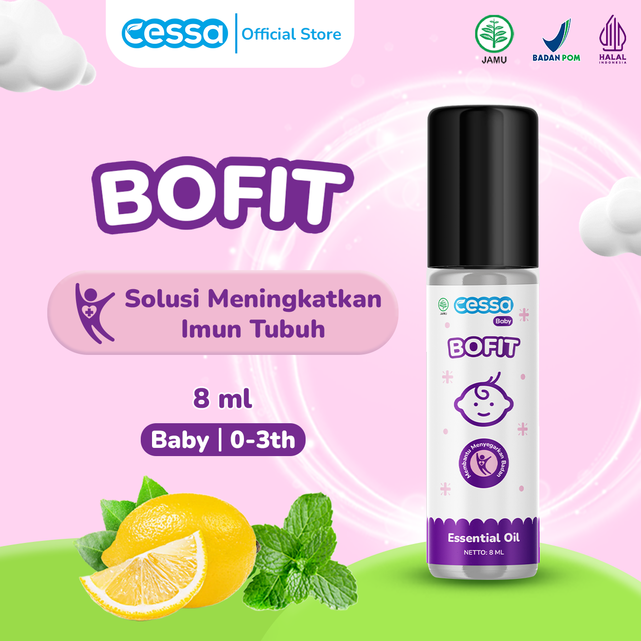Cessa Baby Bofit - Natural Essential Menyegarkan Tubuh