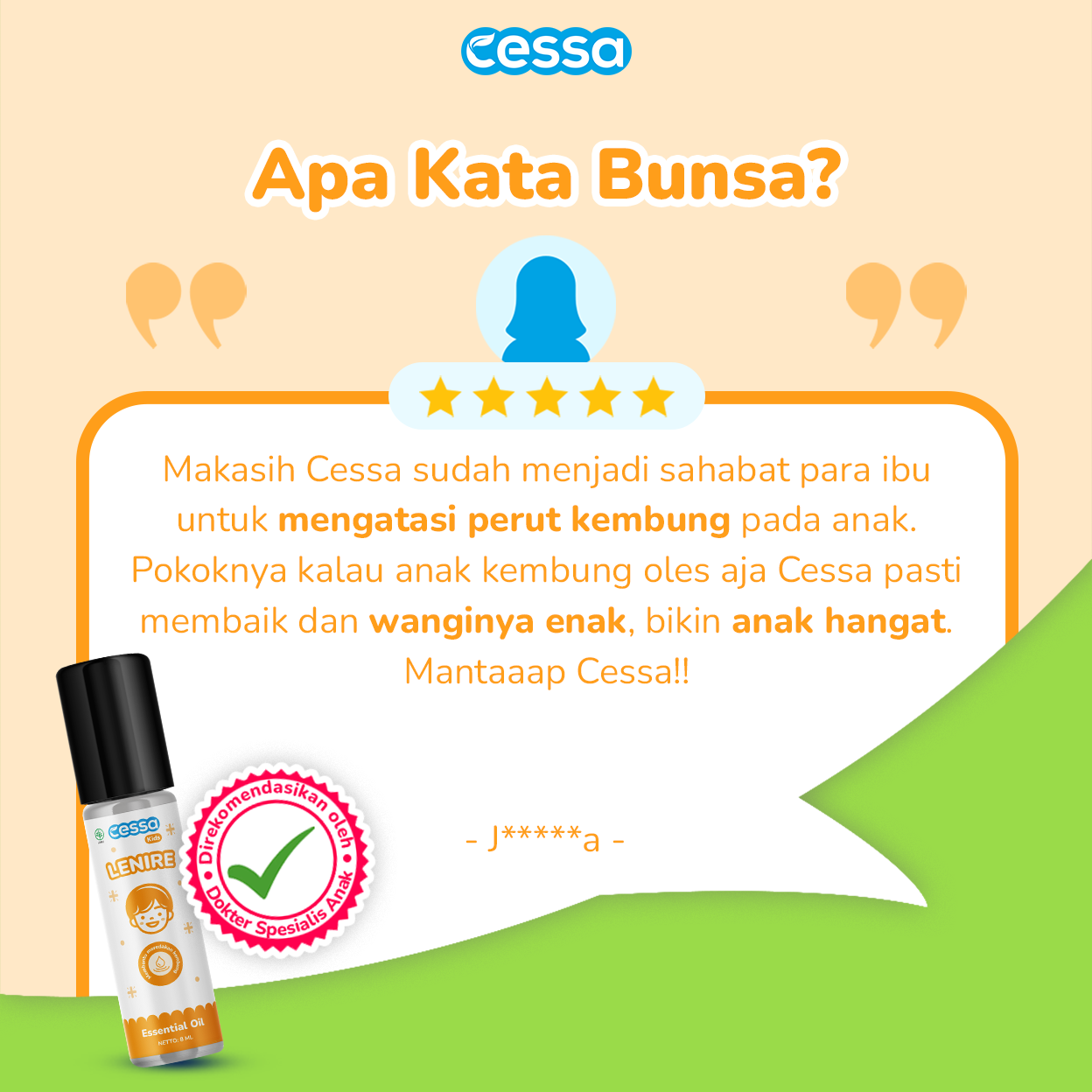 Cessa Kids Lenire - Essential Oil Menenangkan Anak Rewel - Gambar 5