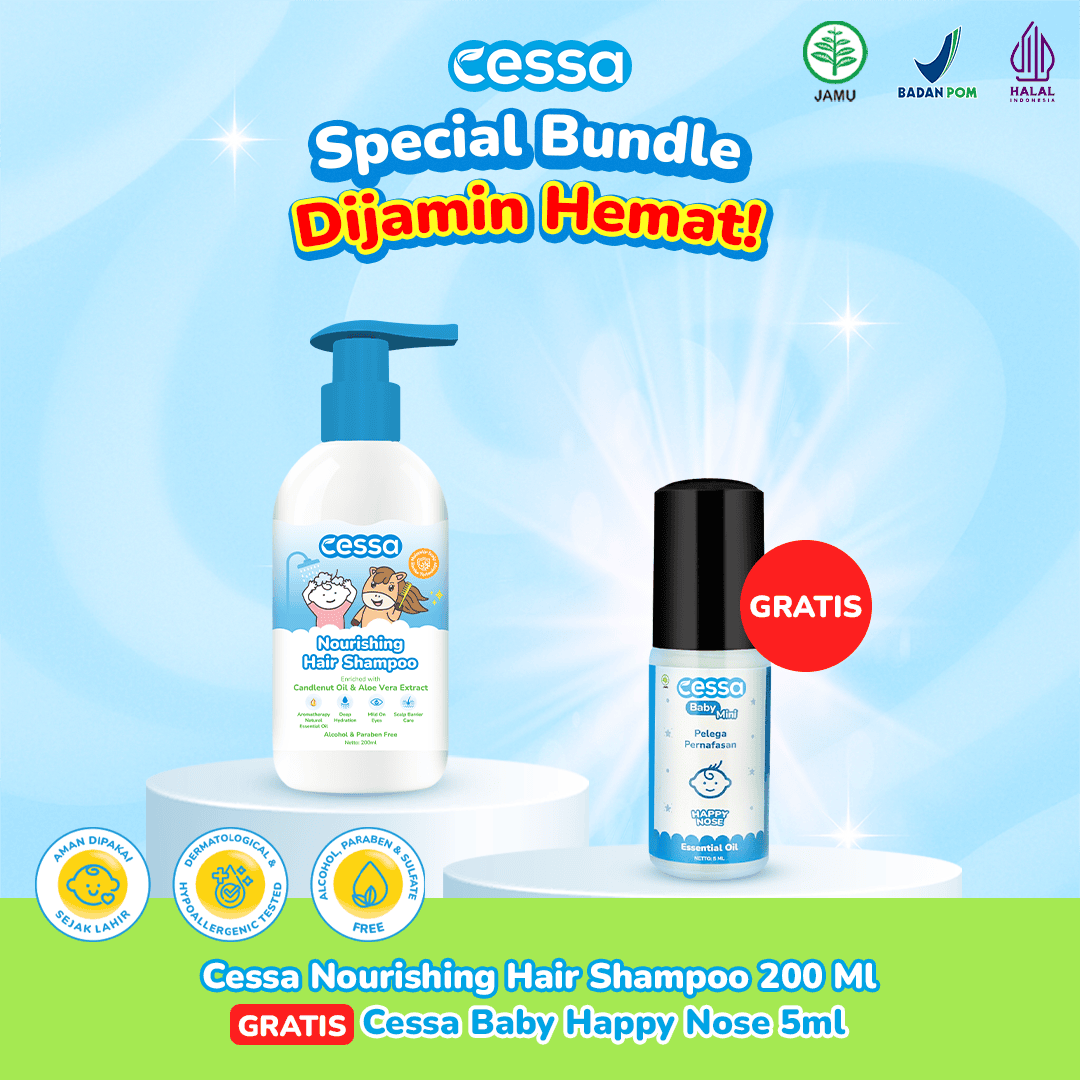 Cessa Nourishing Hair Shampoo 200ml - Growing Hair & Hydrated Scalp 200 Ml