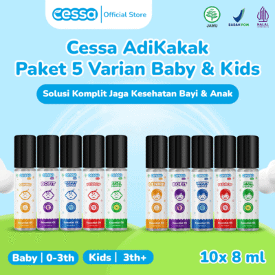Cessa AdiKakak 5 varian Baby & Kids Essential Oil