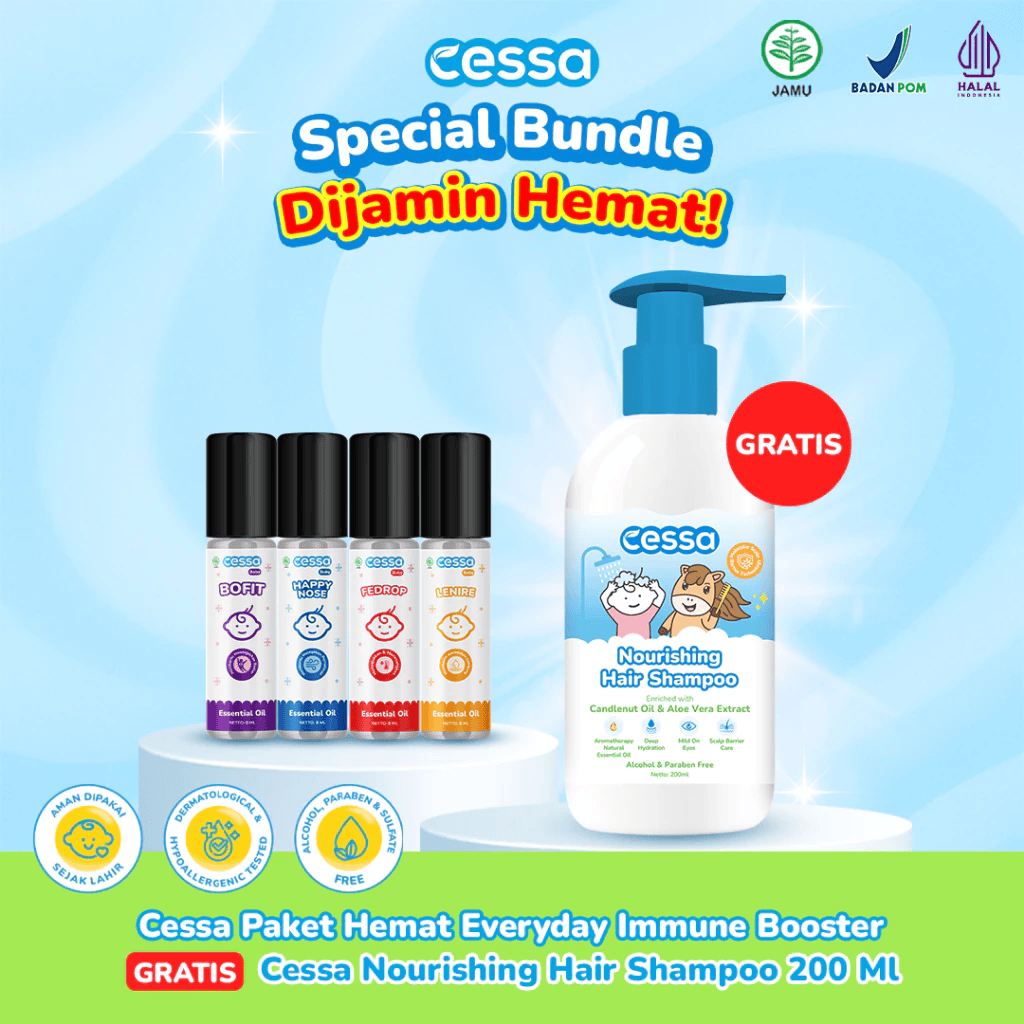 Cessa Paket Every Day Immune Booster Free Nourishing Hair Shampoo 200ml