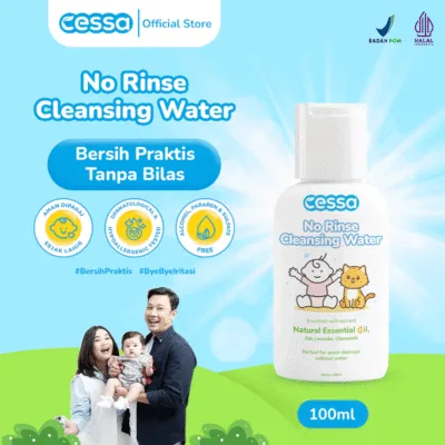 Cessa No Rinse Cleansing Water - Bersih Praktis
