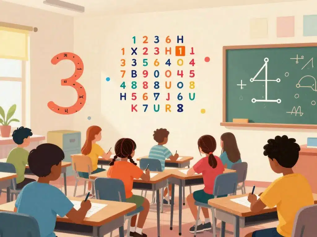 exercice factorisation illustration élèves mathématiques